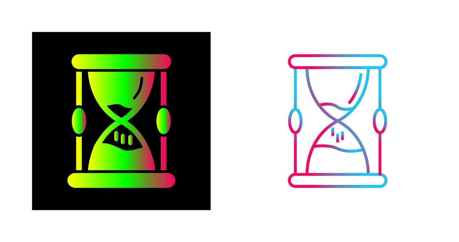 icono de vector de reloj de arena