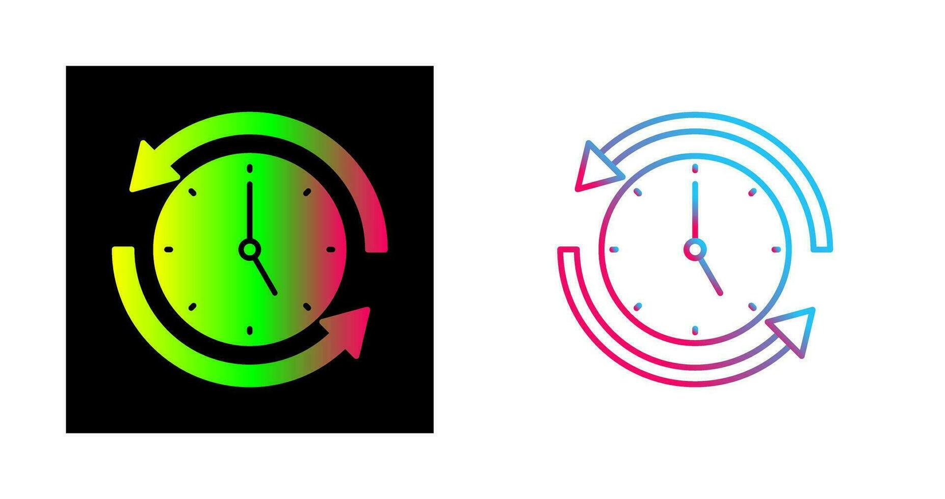 Run Time Vector Icon