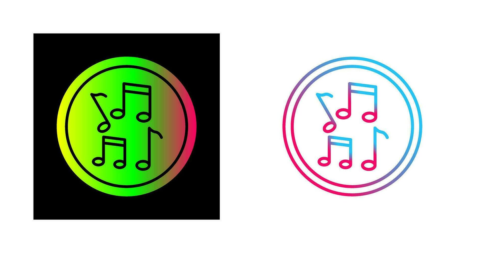 Musical Notes Vector Icon