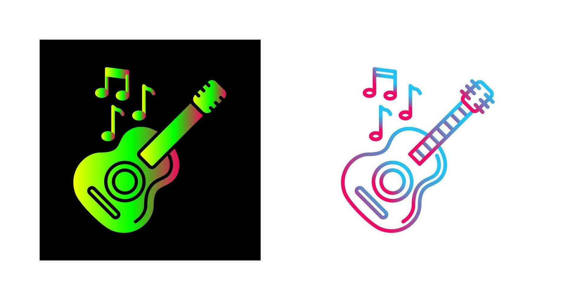 icono de vector de guitarra