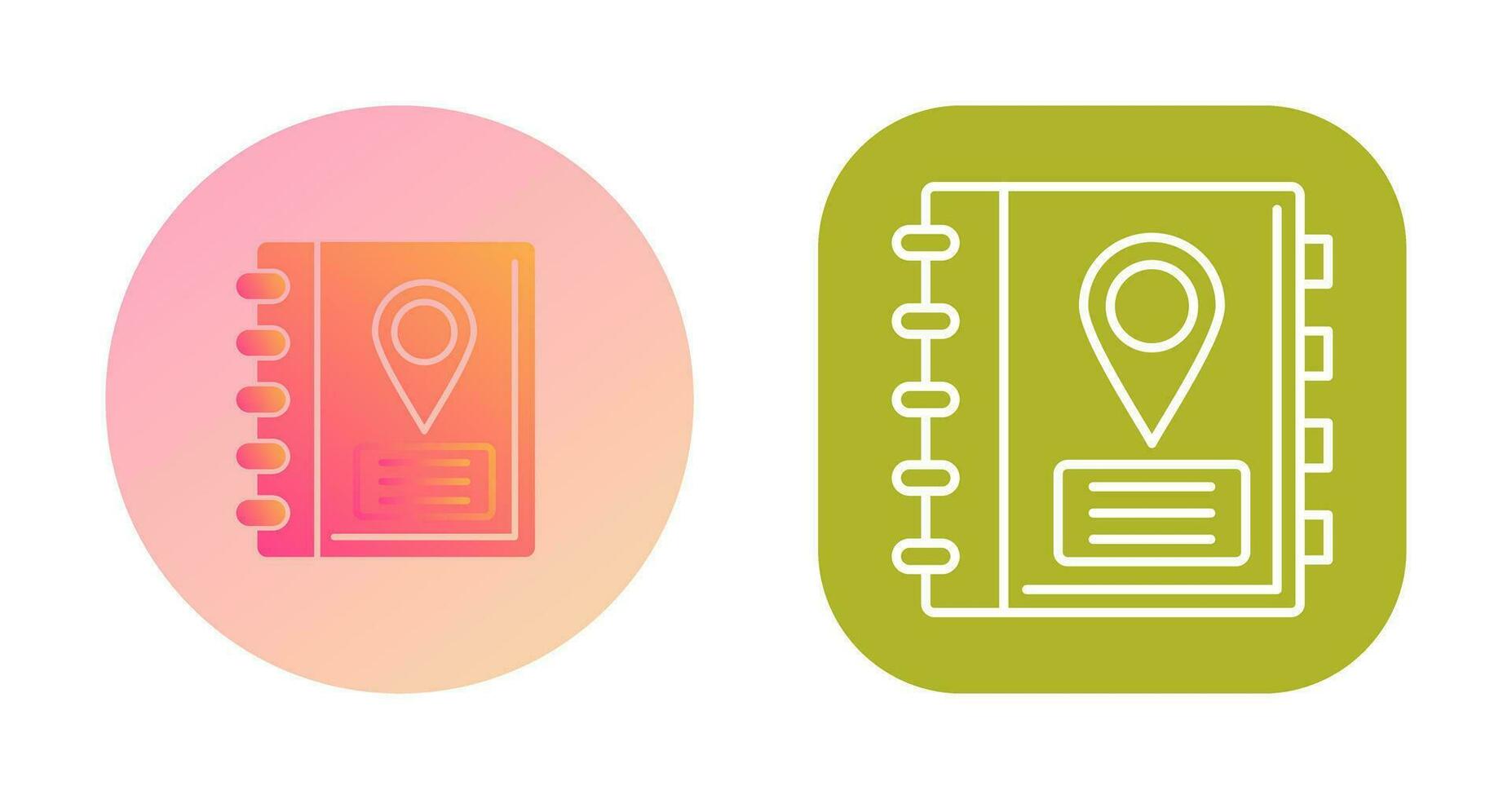 Address Book Vector Icon