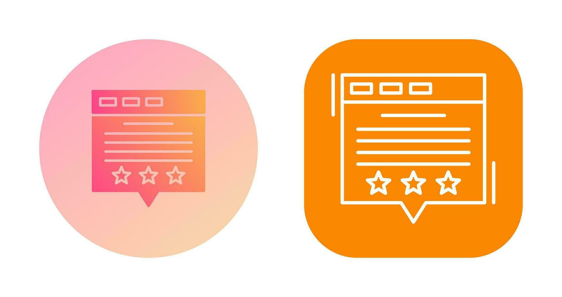 Review Vector Icon