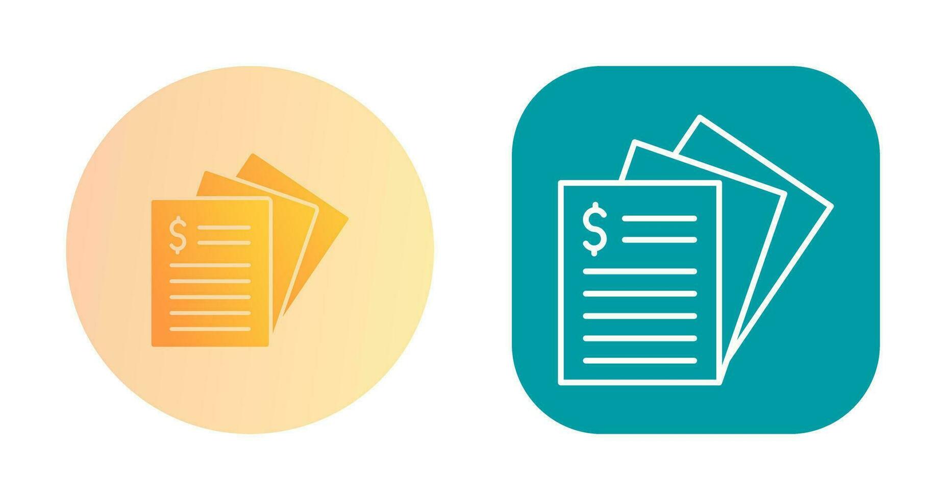 Invoice Vector Icon