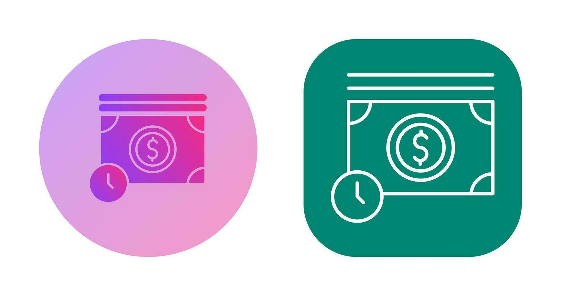 Time is Money Vector Icon