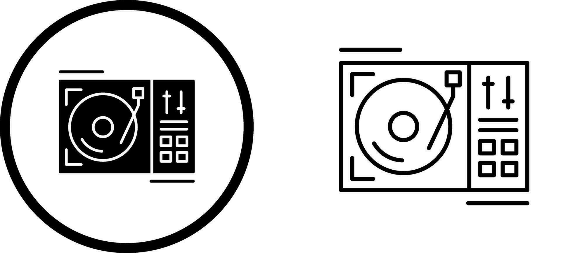 Turntable Vector Icon
