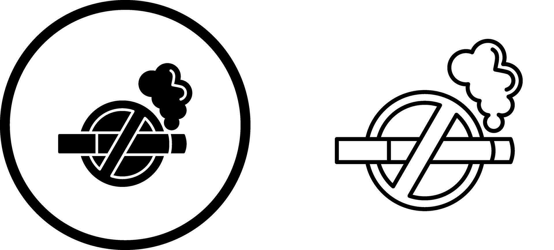No Tobacco Vector Icon