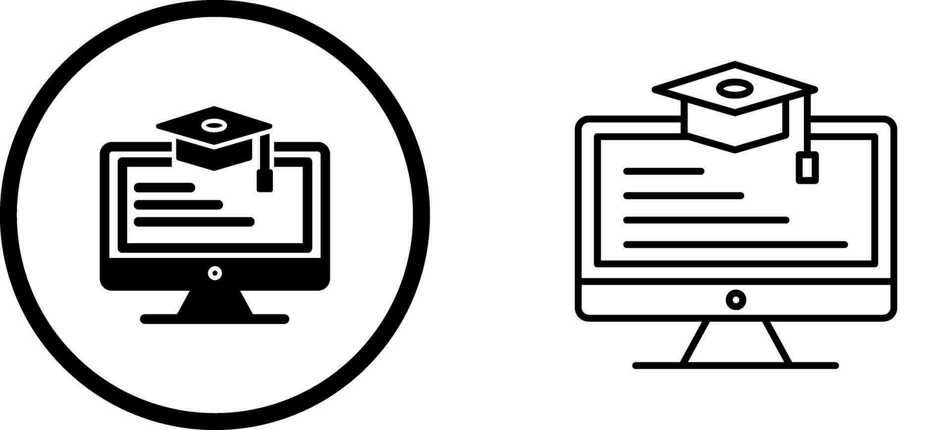 Online Learning Vector Icon