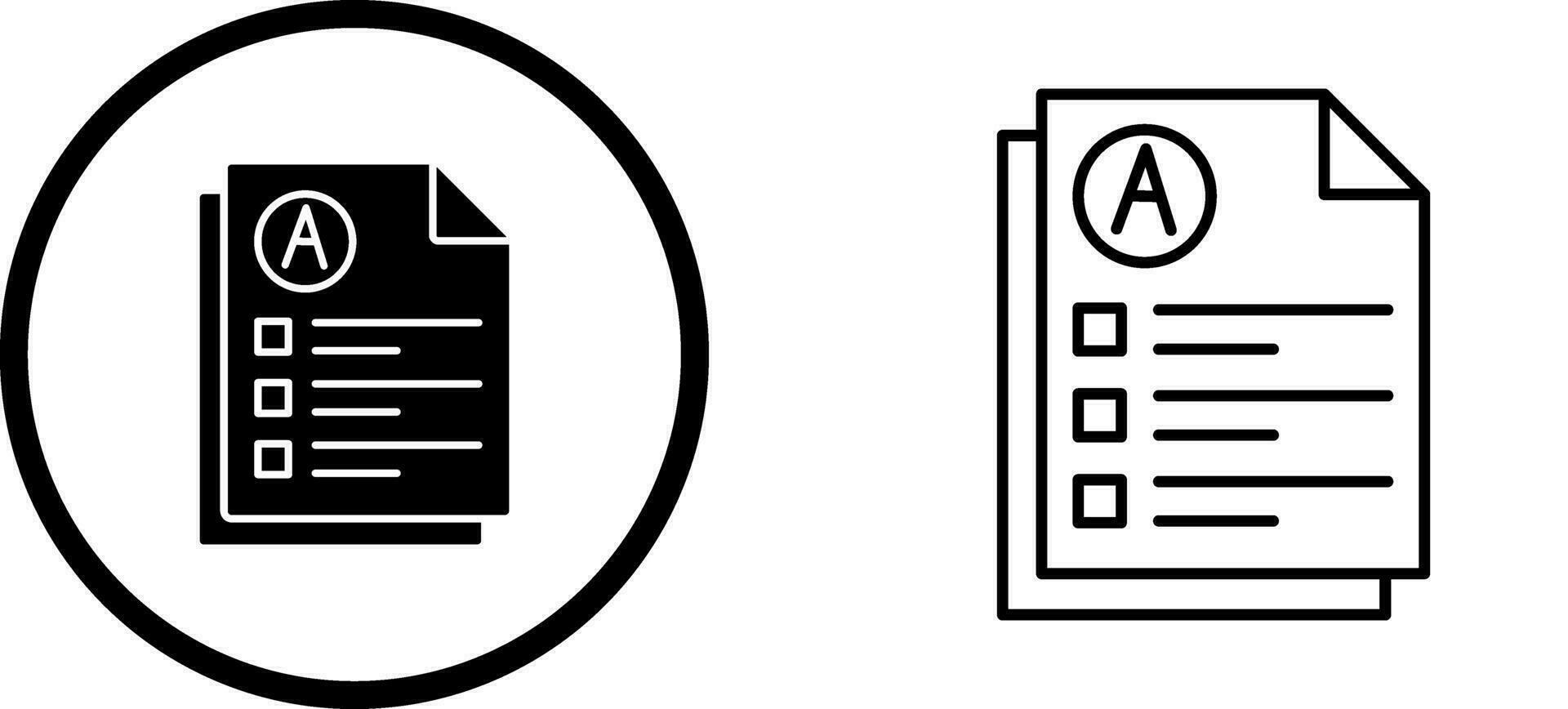 Exam Vector Icon