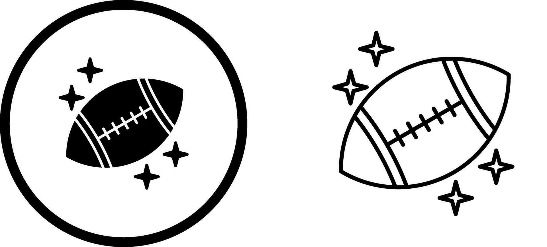 Rugby Vector Icon