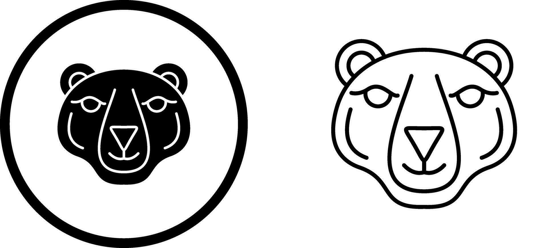 Polar Bear Vector Icon