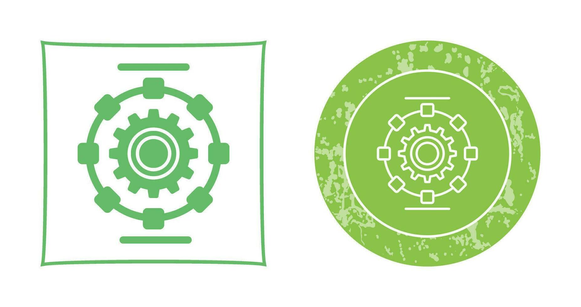 Automated Process Vector Icon
