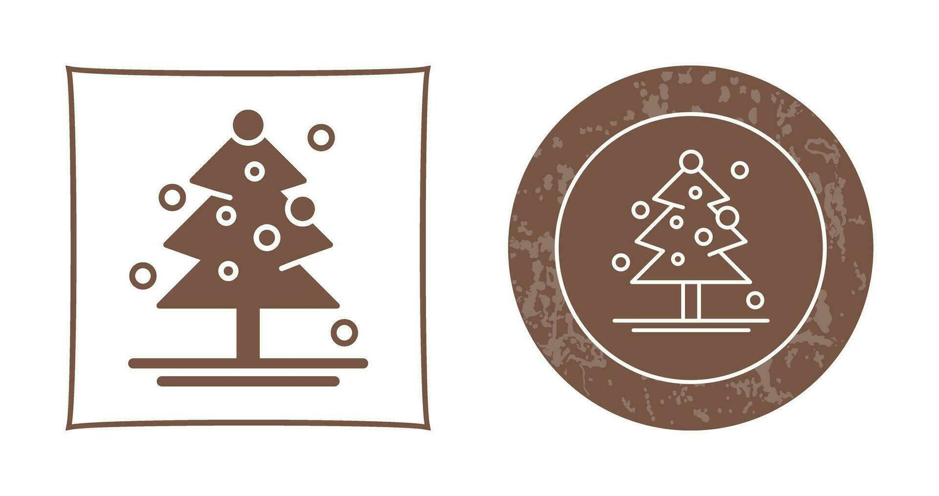 icono de vector de árbol de navidad