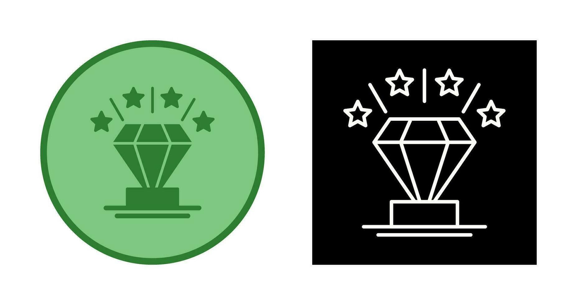 icono de vector de diamante