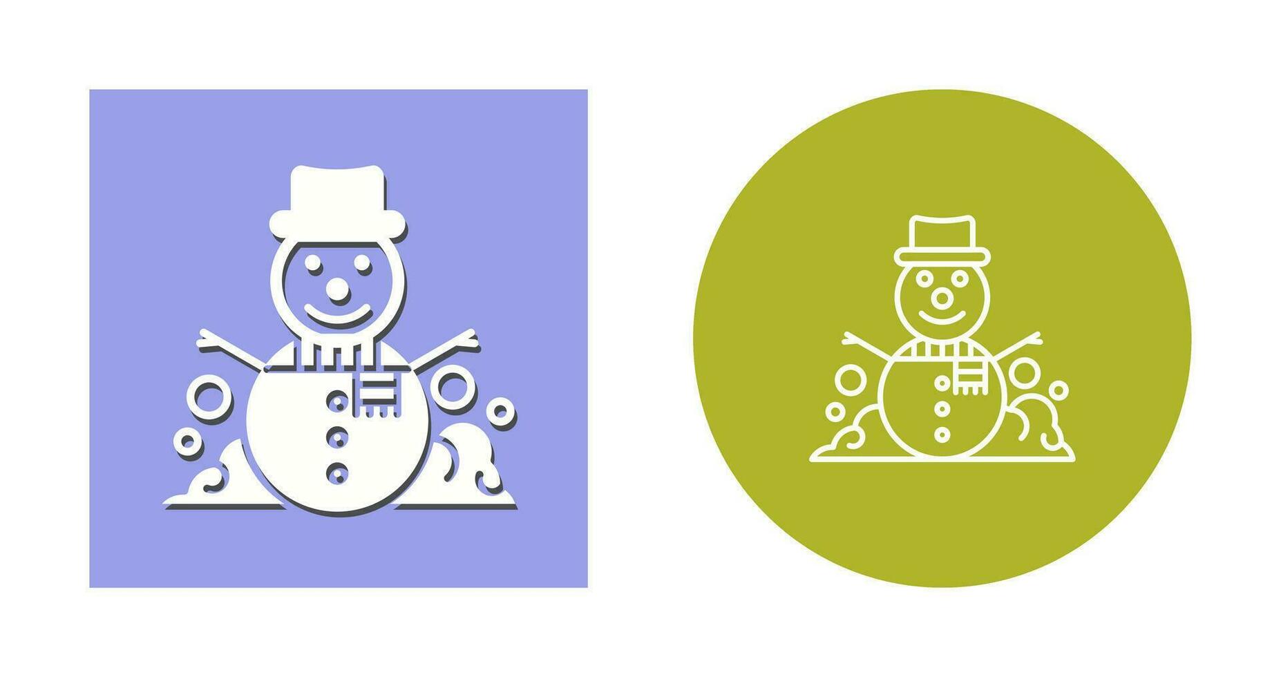 Snowman Vector Icon