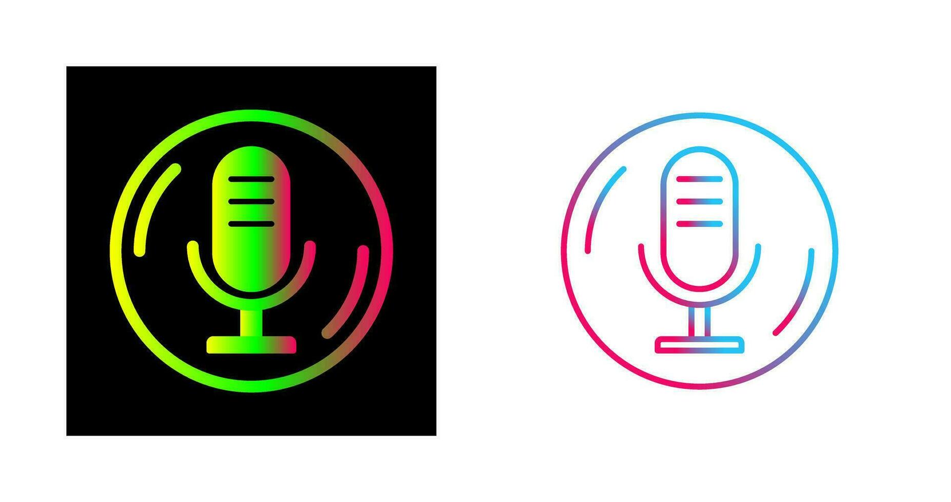 Microphone Vector Icon