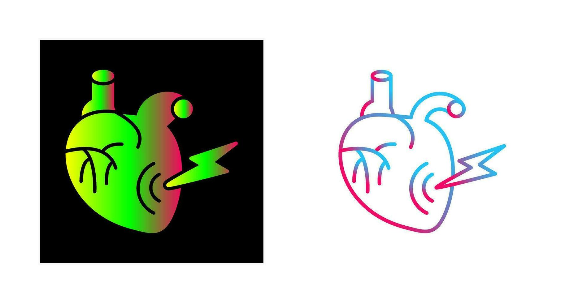 Heart Attack Vector Icon