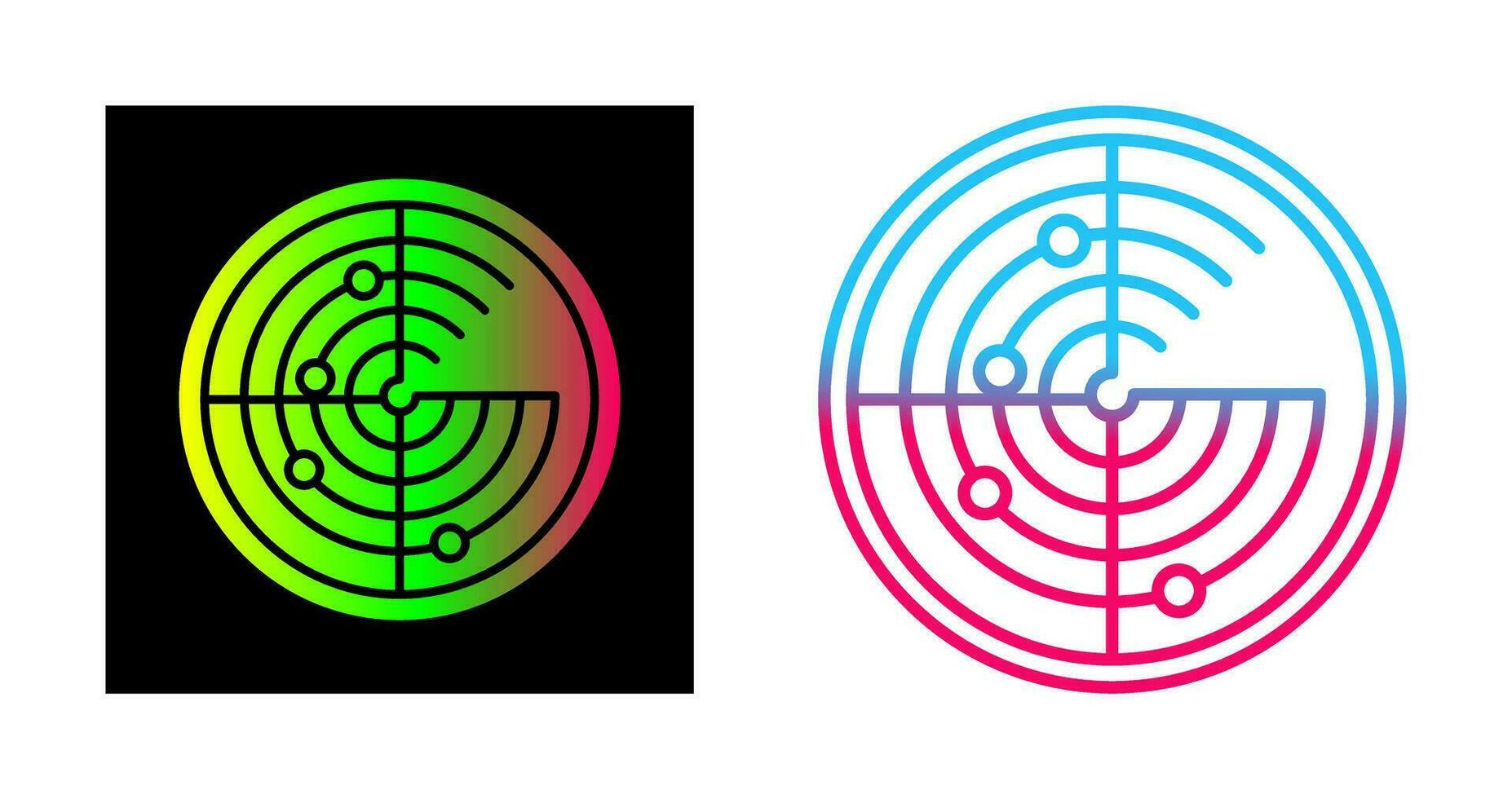 Radar Vector Icon