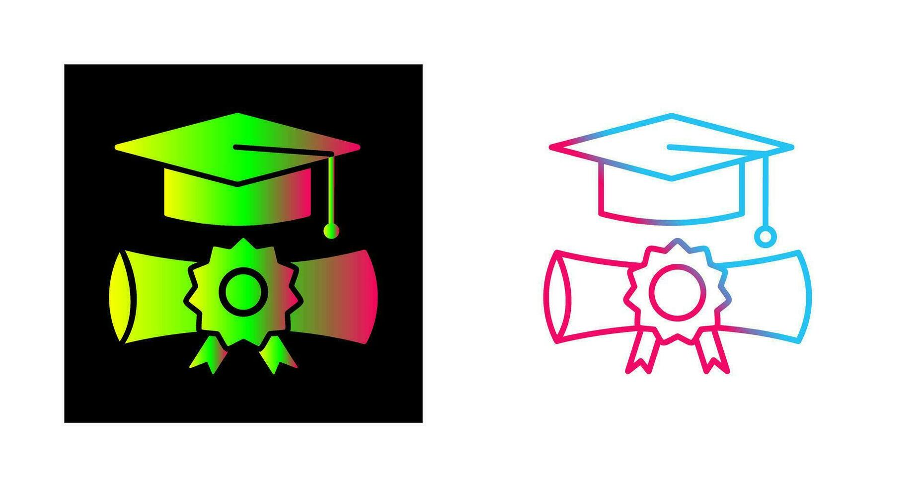 icono de vector de graduación