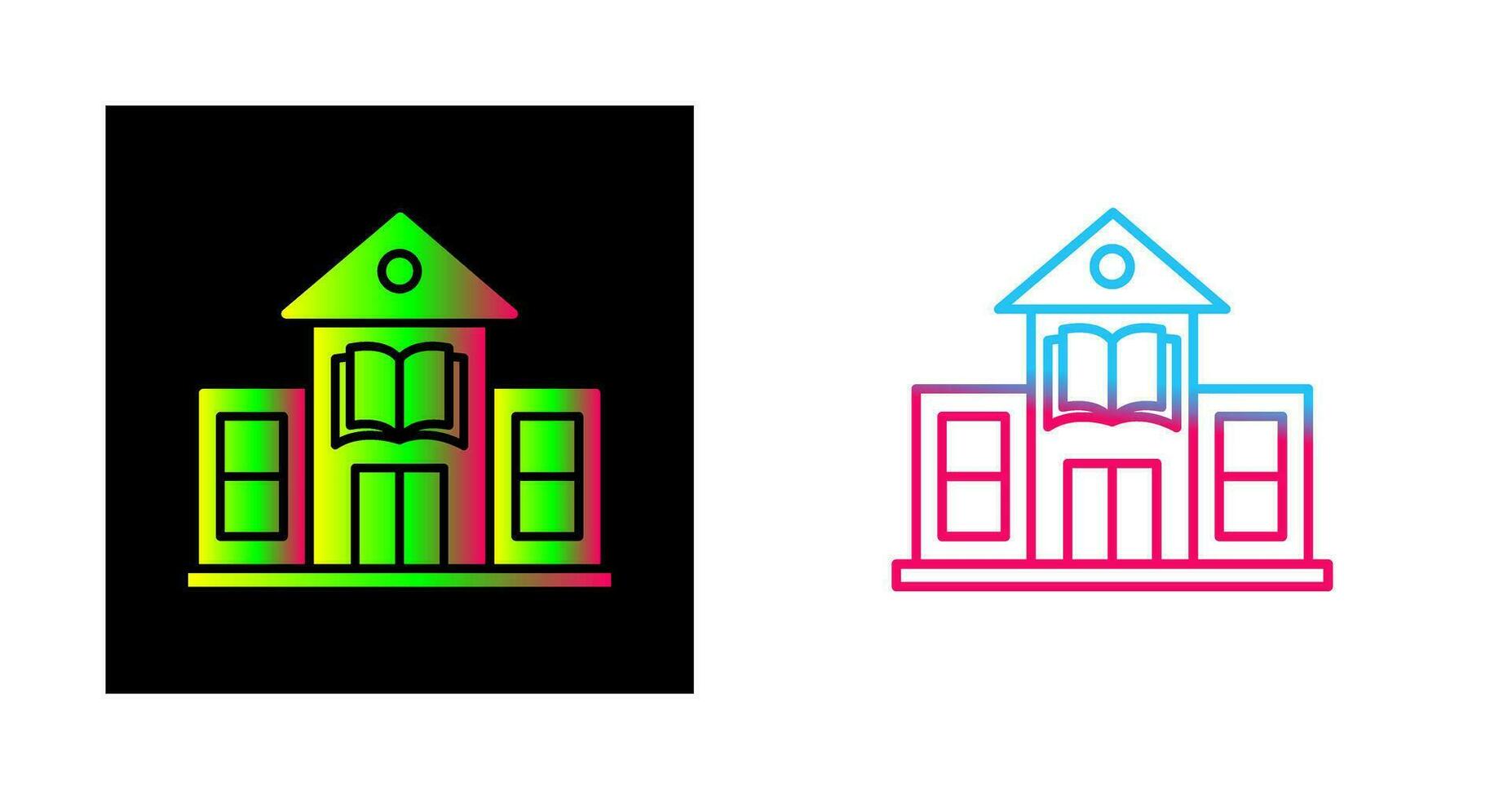 Library Building Vector Icon