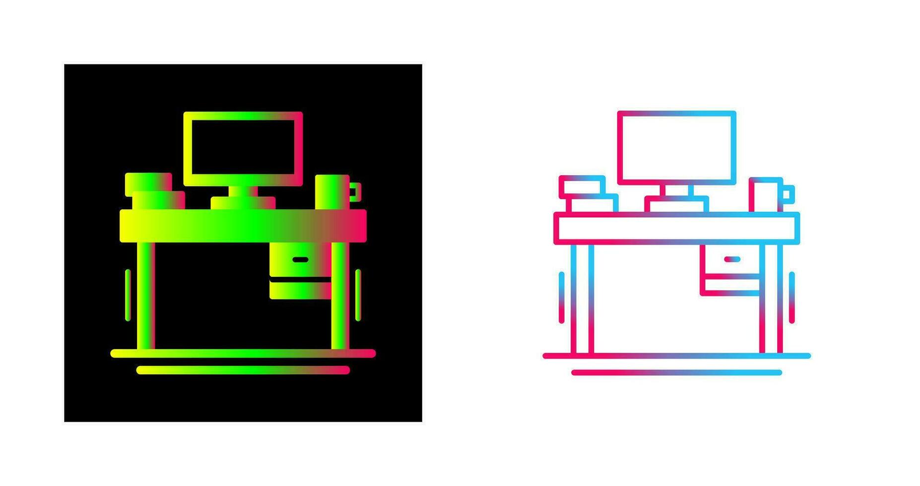 Desk Vector Icon