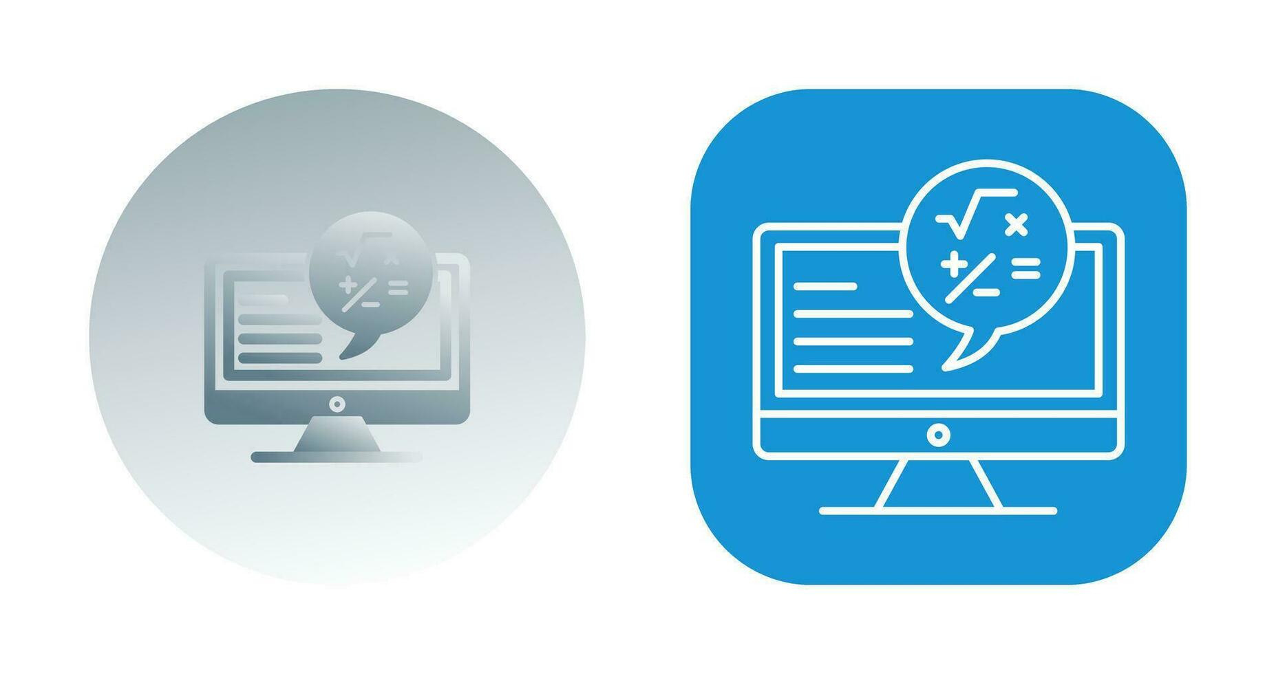 Maths Vector Icon