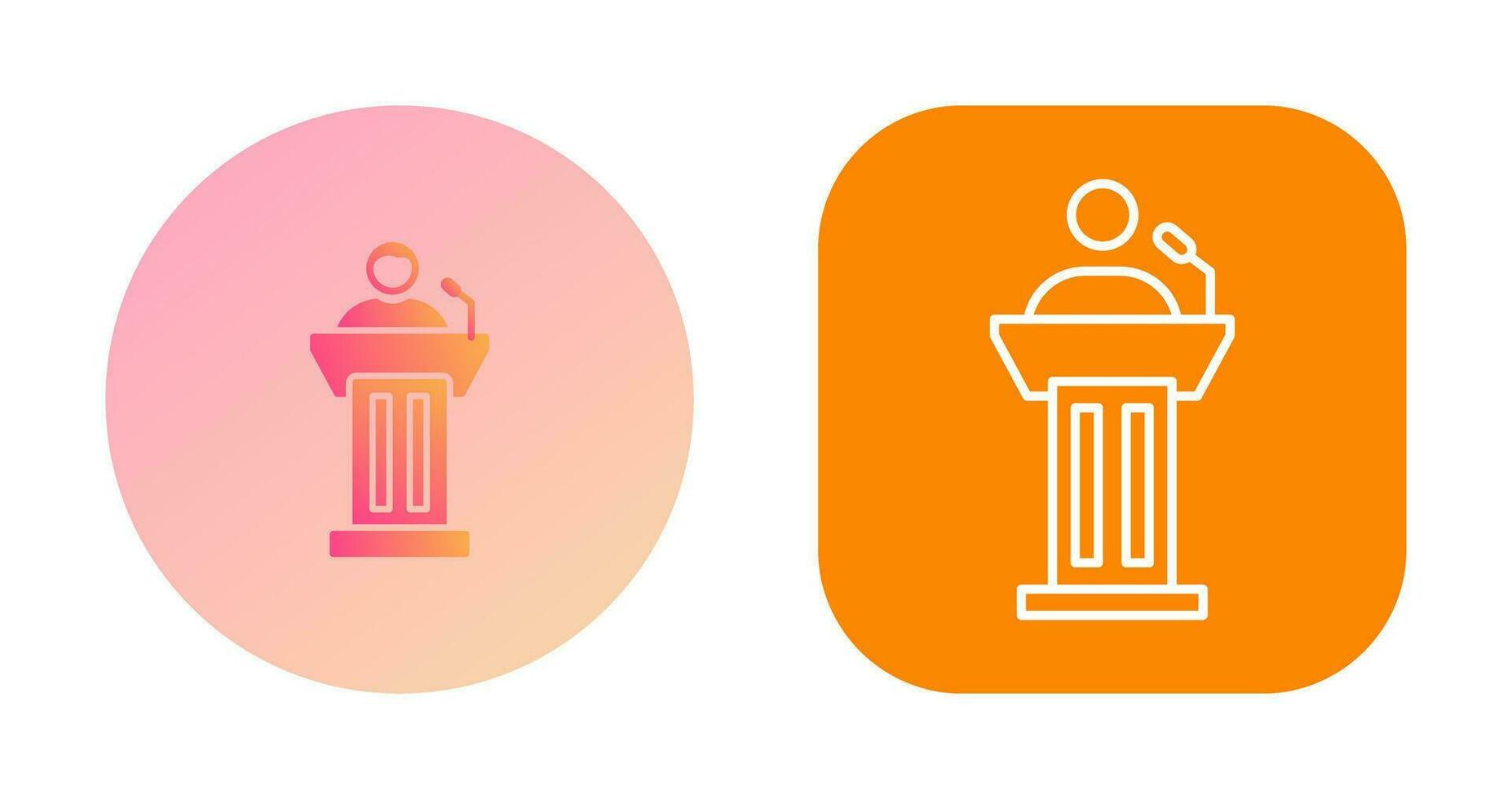Podium Vector Icon
