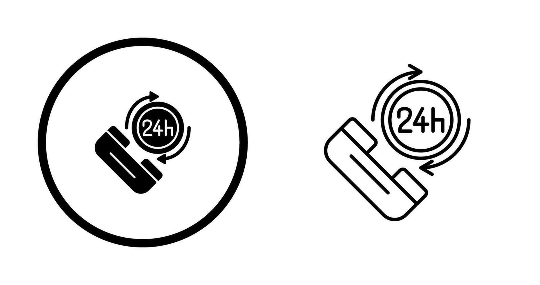 24h Vector Icon