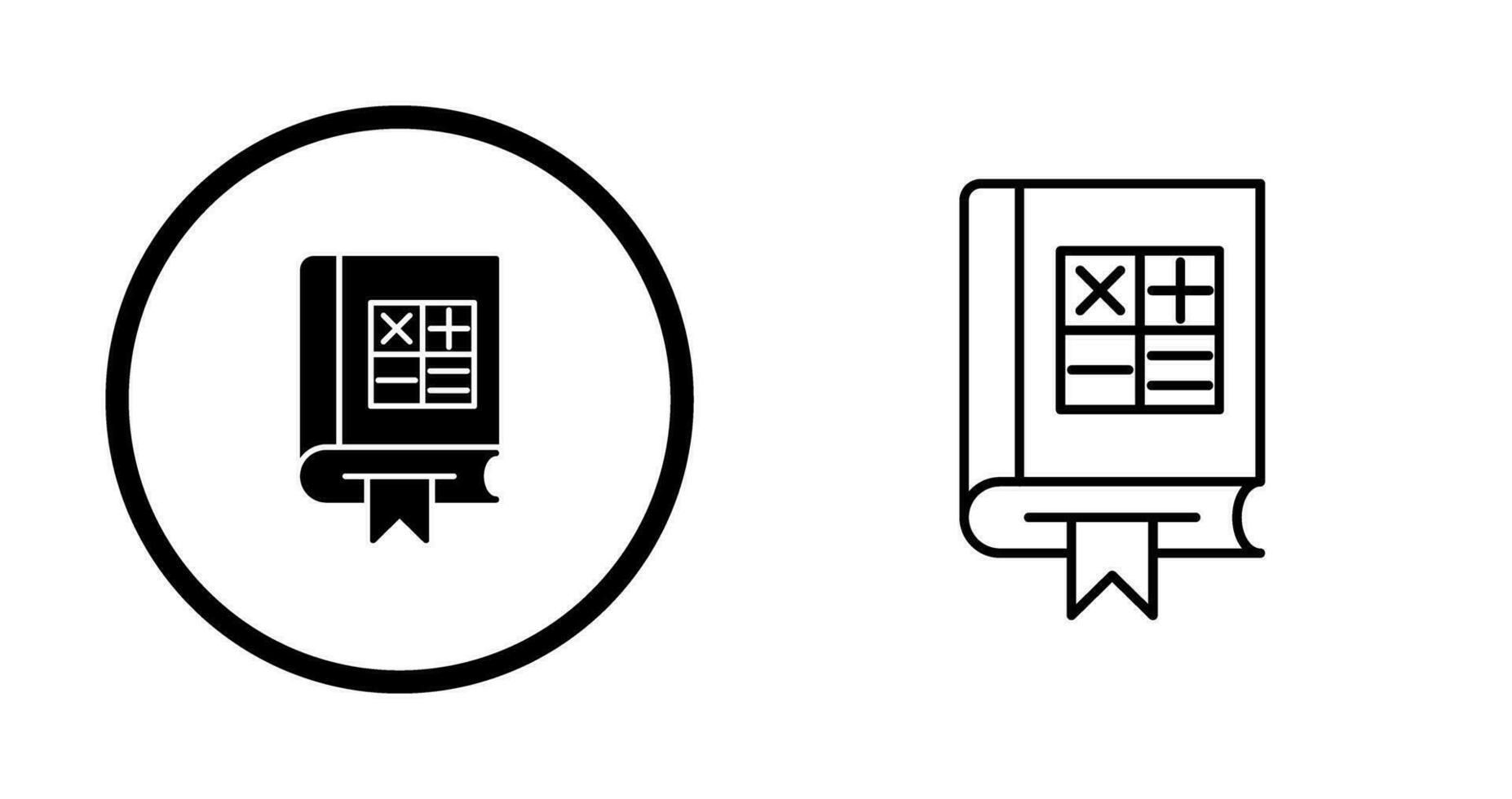 icono de vector de matemáticas