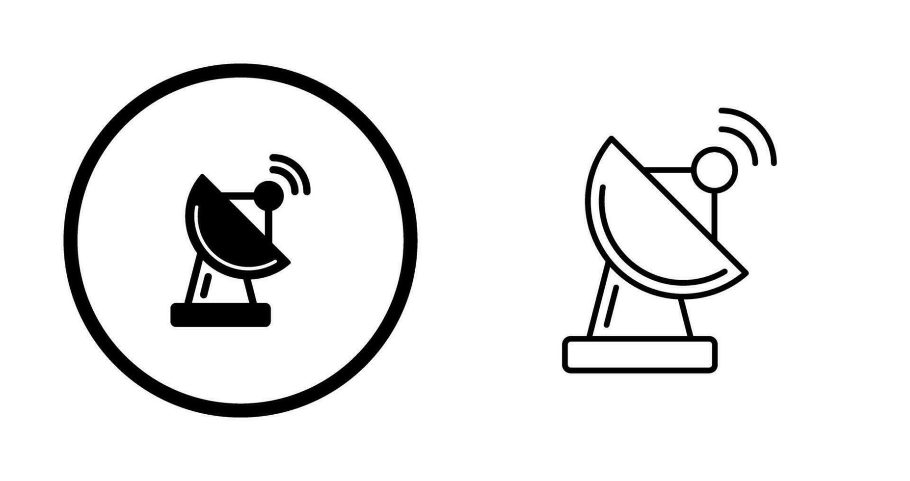 Radar Vector Icon