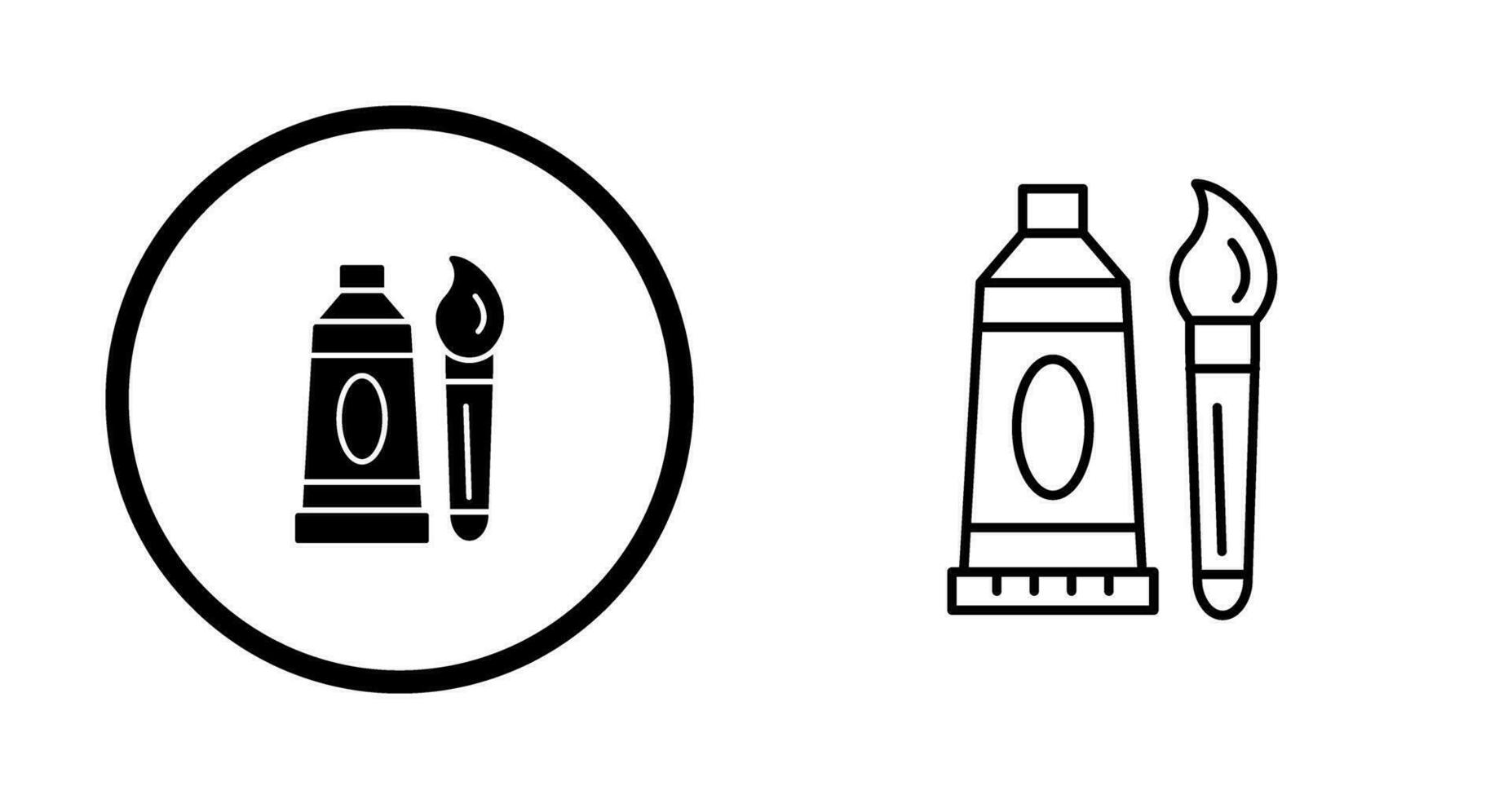 Oil Paint Vector Icon