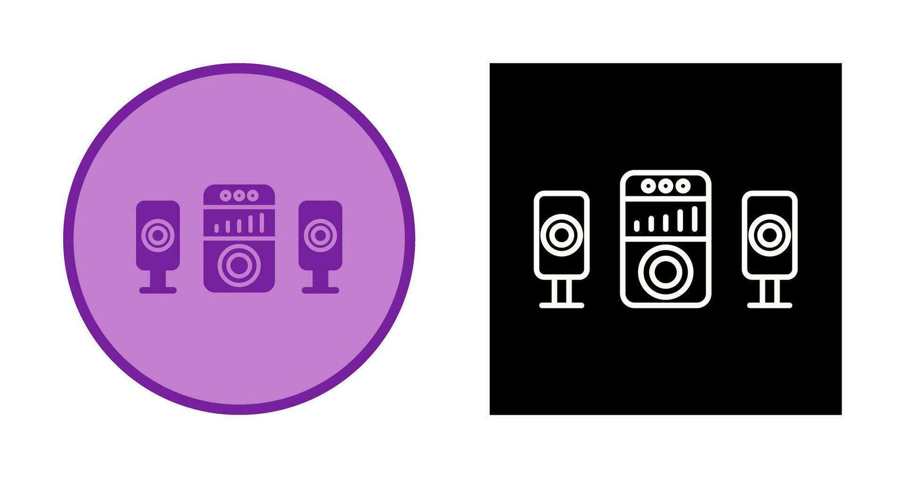 Sound System Vector Icon
