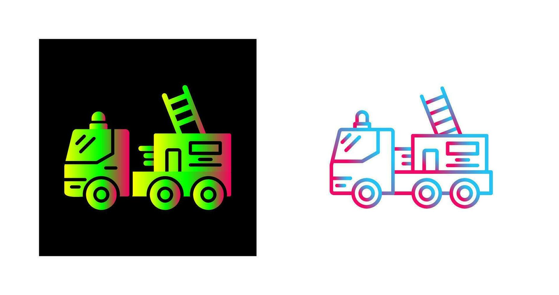 Fire Truck Vector Icon