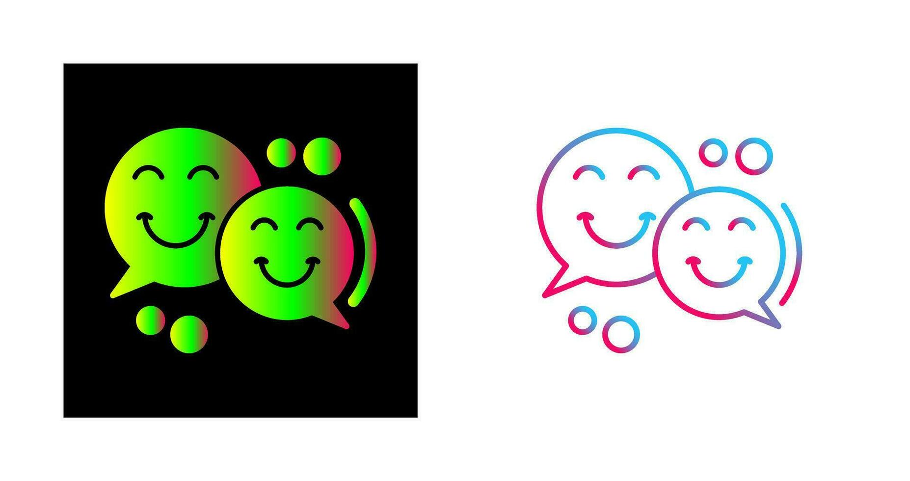 Chatting Vector Icon