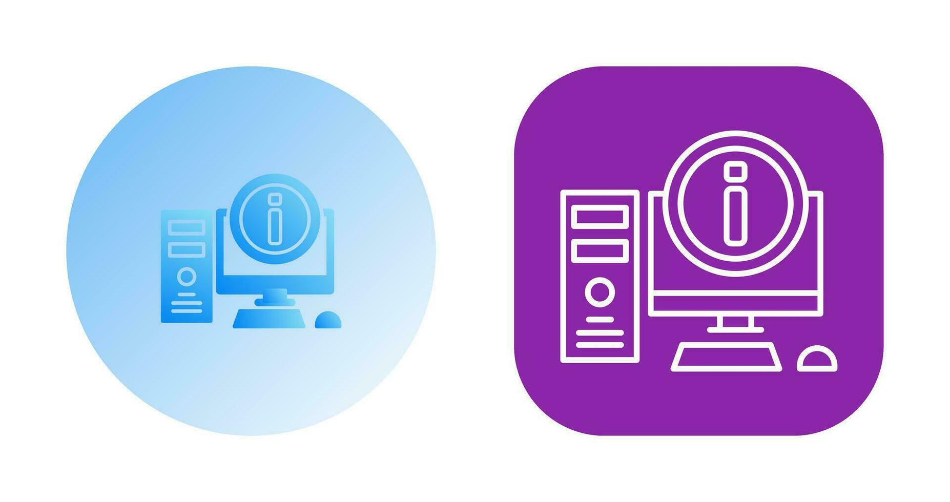 Computer Vector Icon