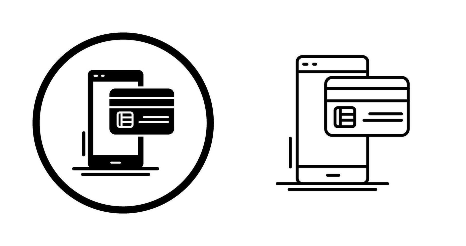 Cashless Payment Vector Icon