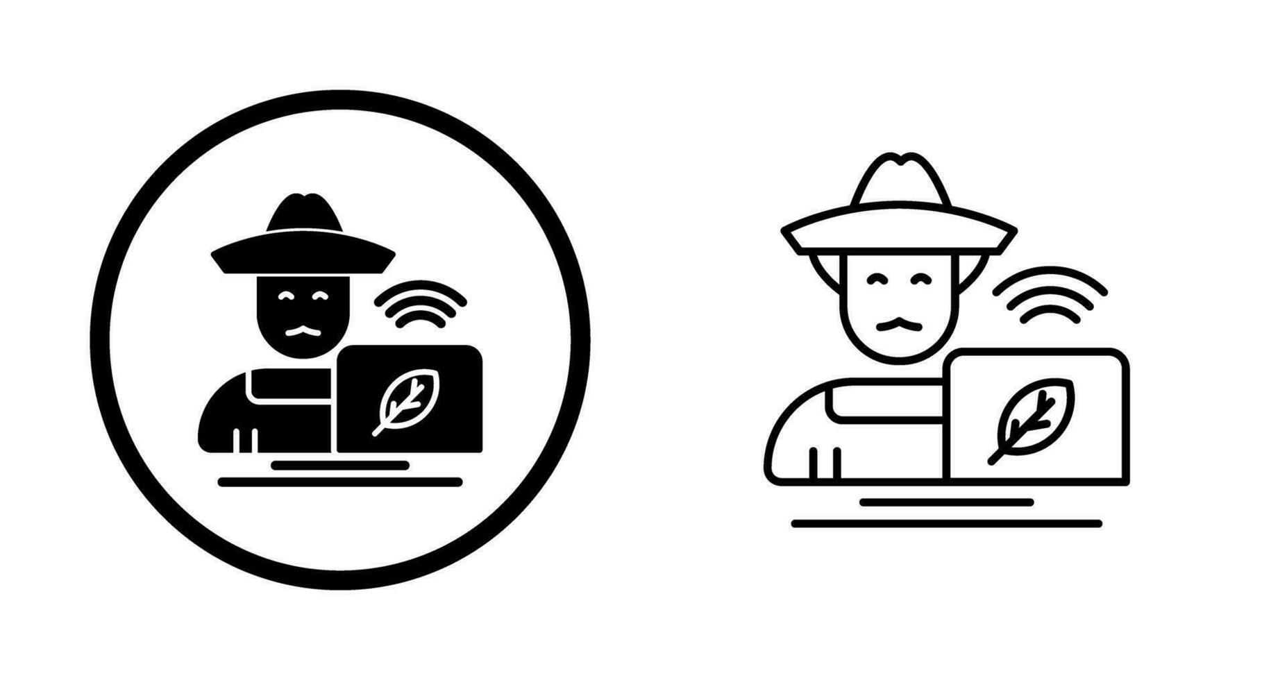 Farmer Vector Icon