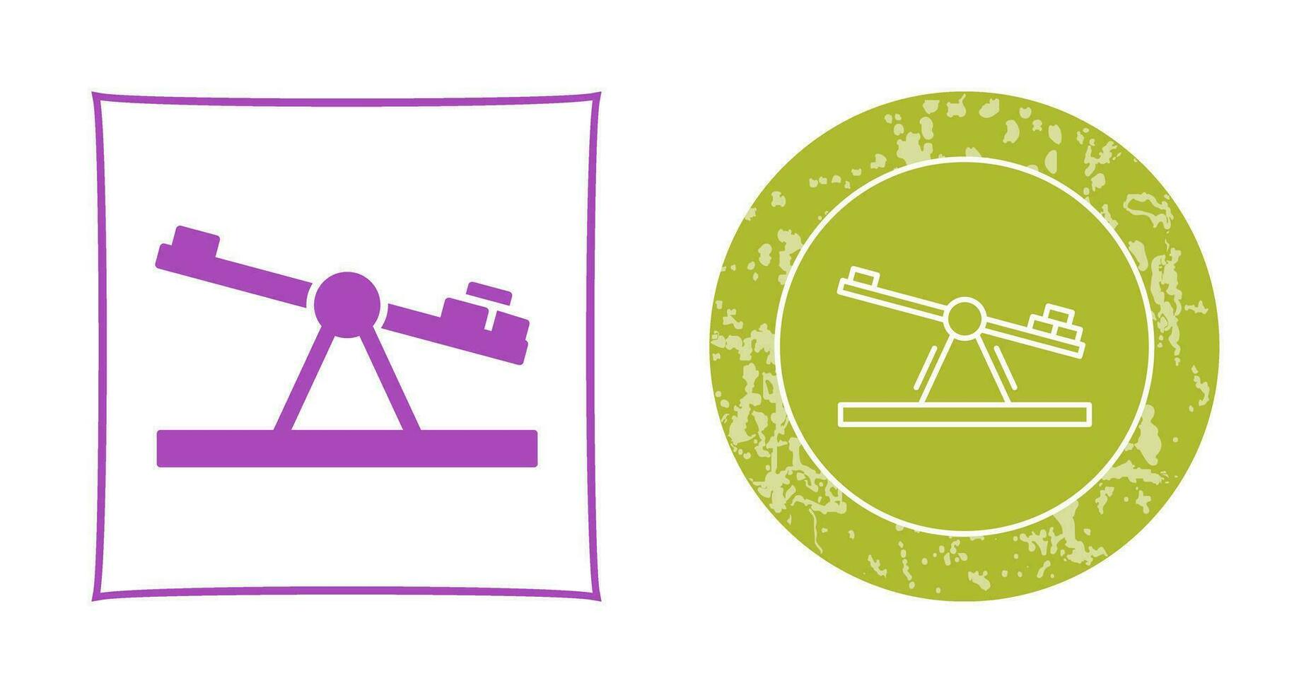 Seesaw Vector Icon