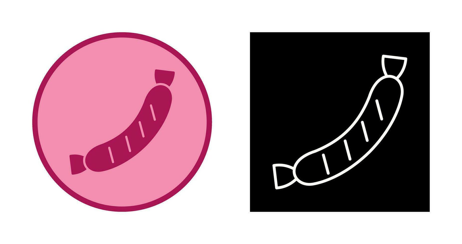 Sausage Vector Icon