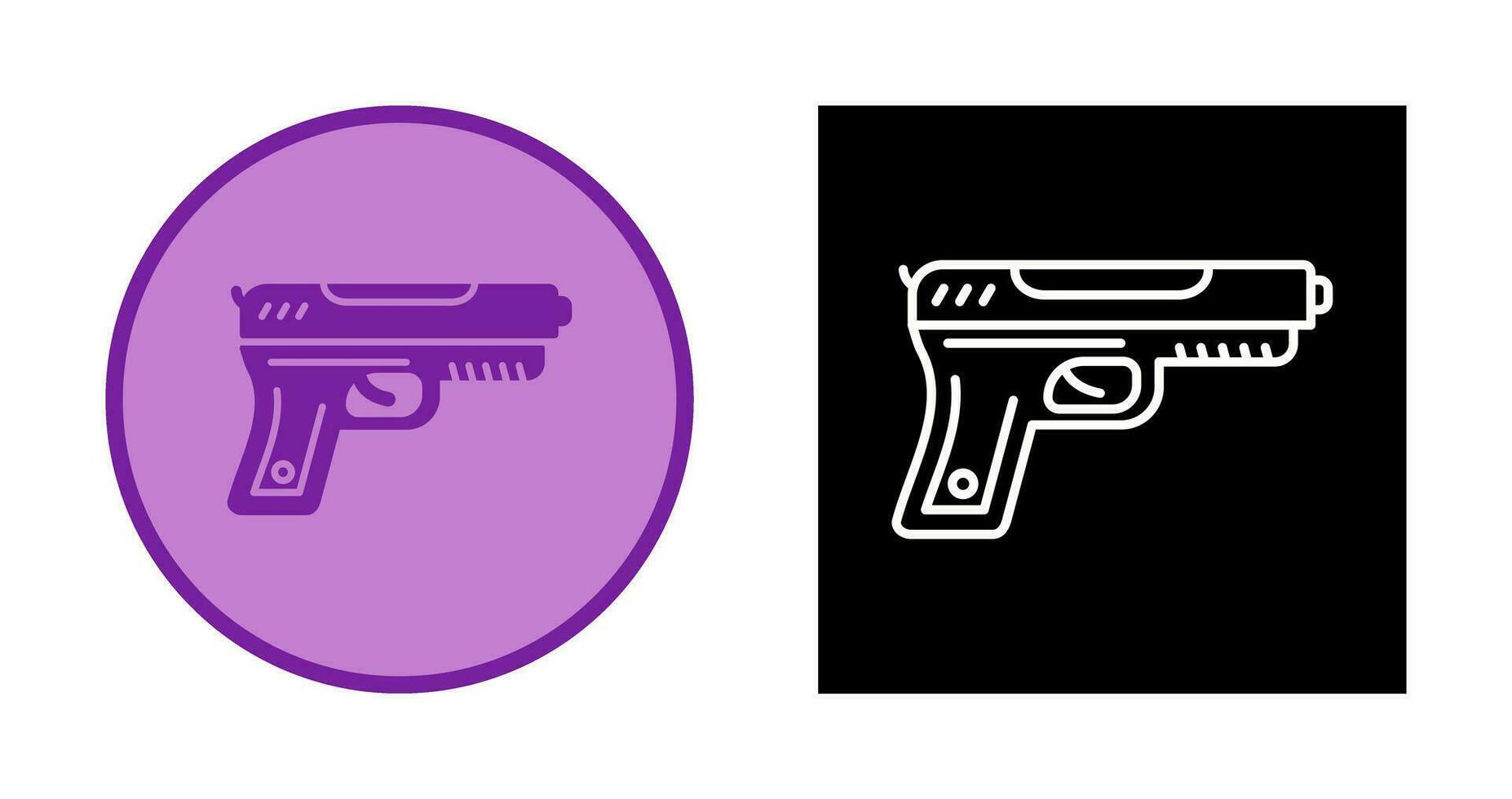 icono de vector de pistola