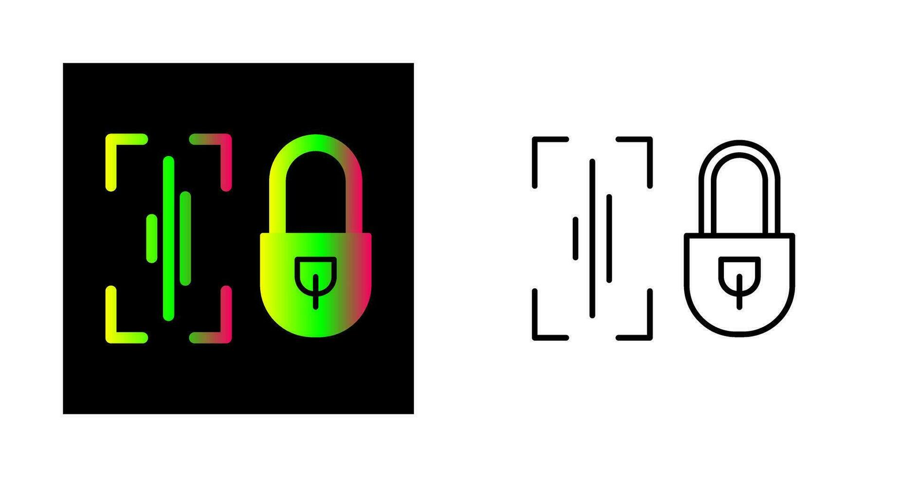 Voice Lock Vector Icon