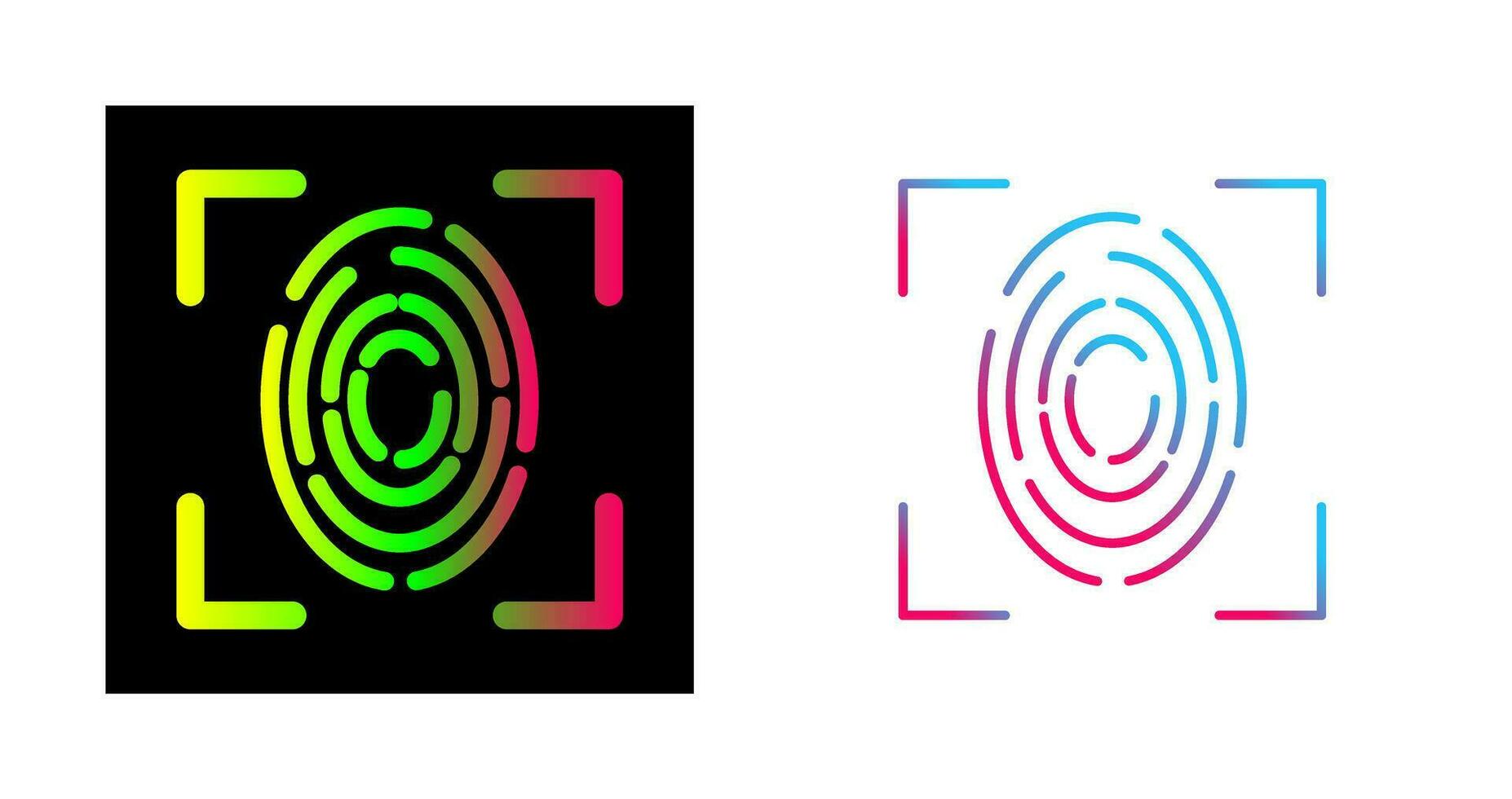 Fingerprint Vector Icon