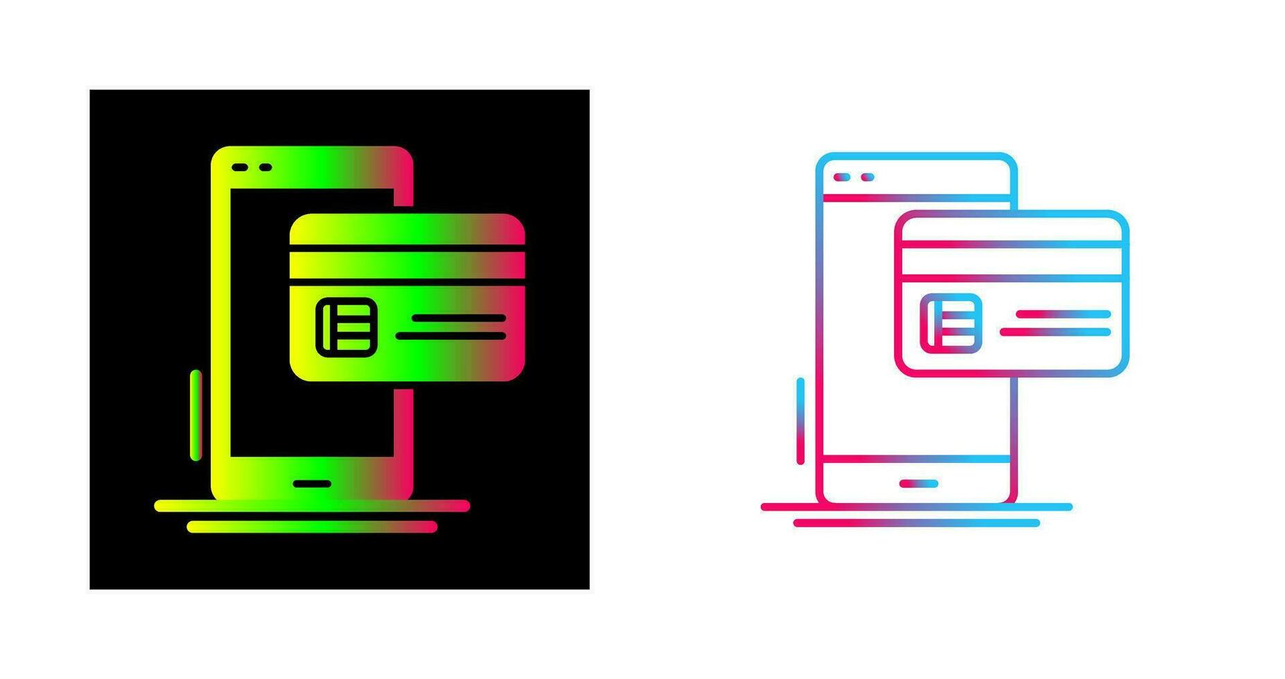 Cashless Payment Vector Icon