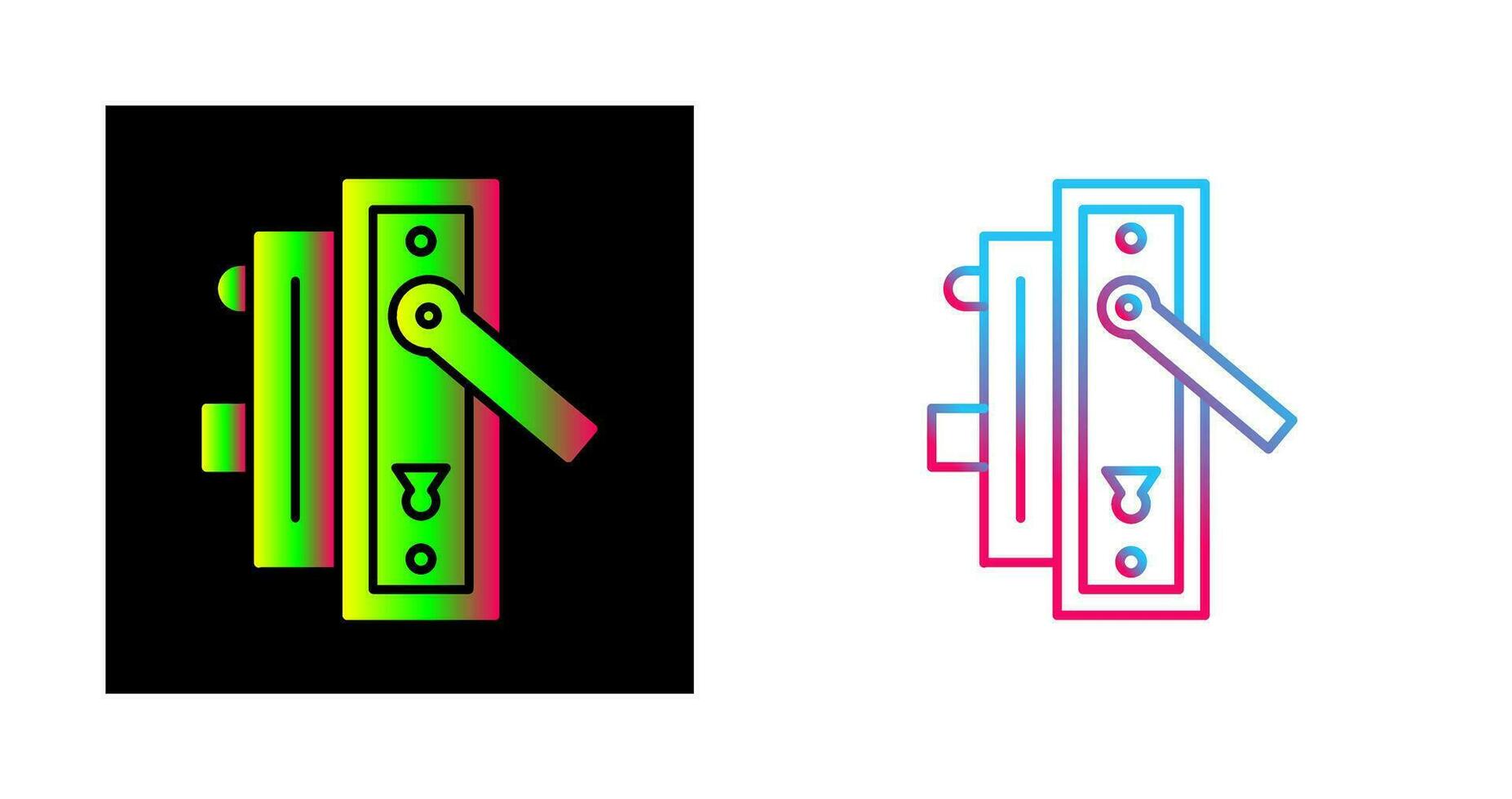 Door Handle Vector Icon