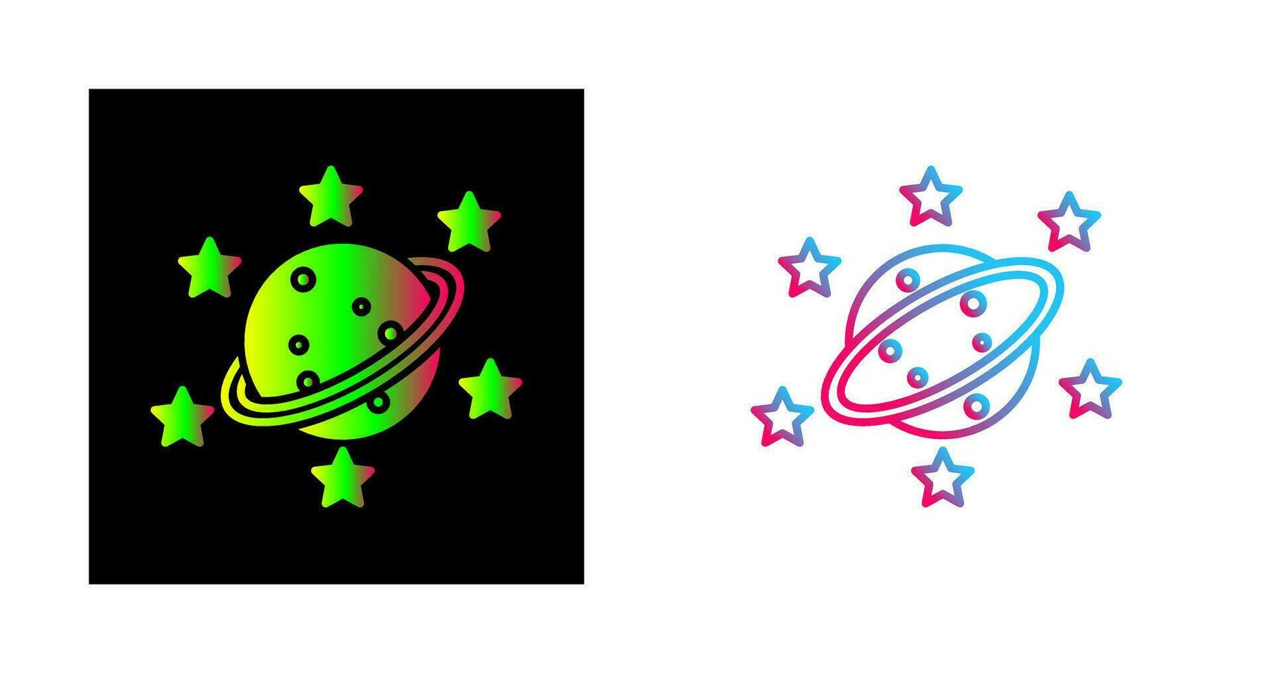 Saturn Vector Icon