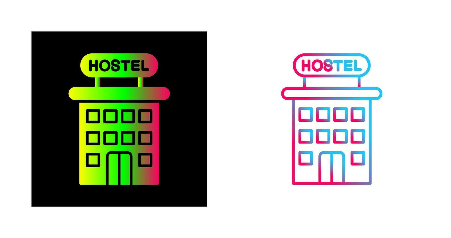 Hostel Vector Icon