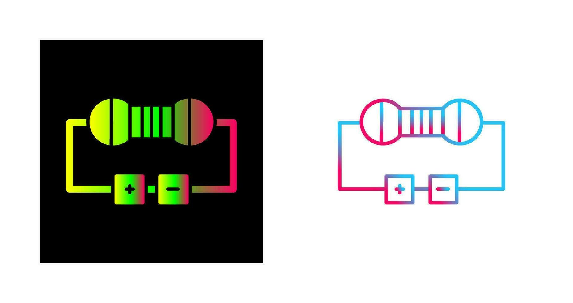 Resistor Vector Icon