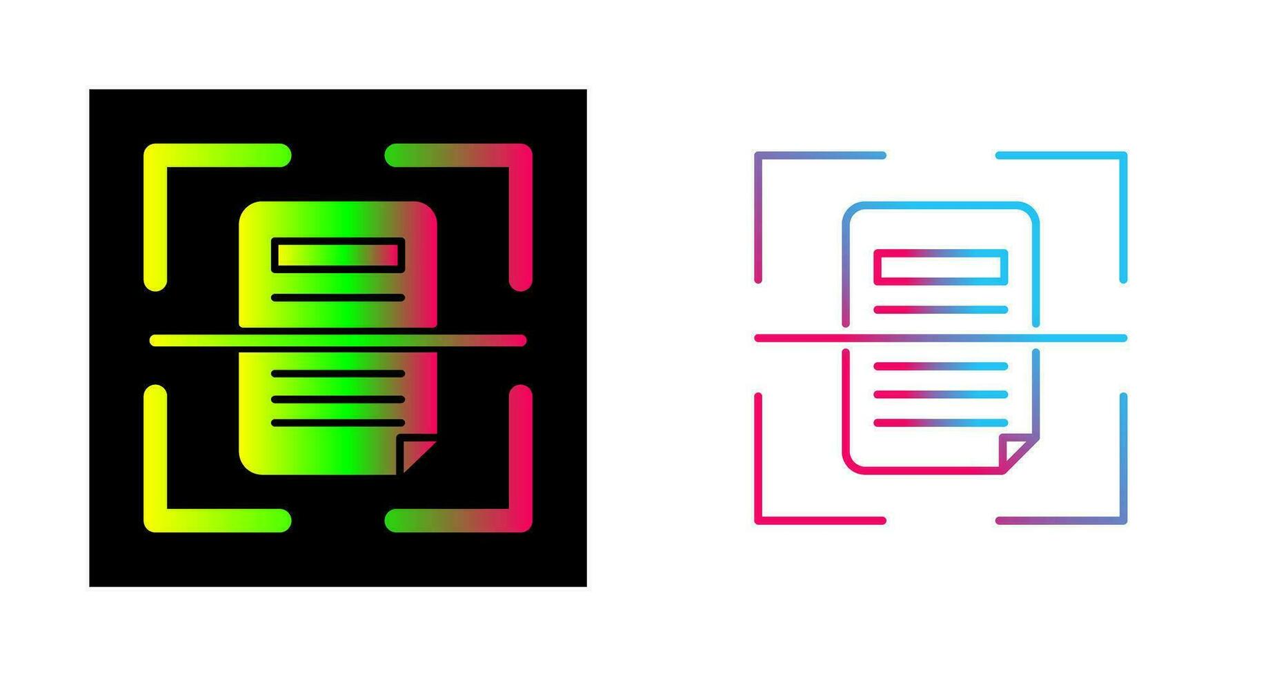 Scan Vector Icon