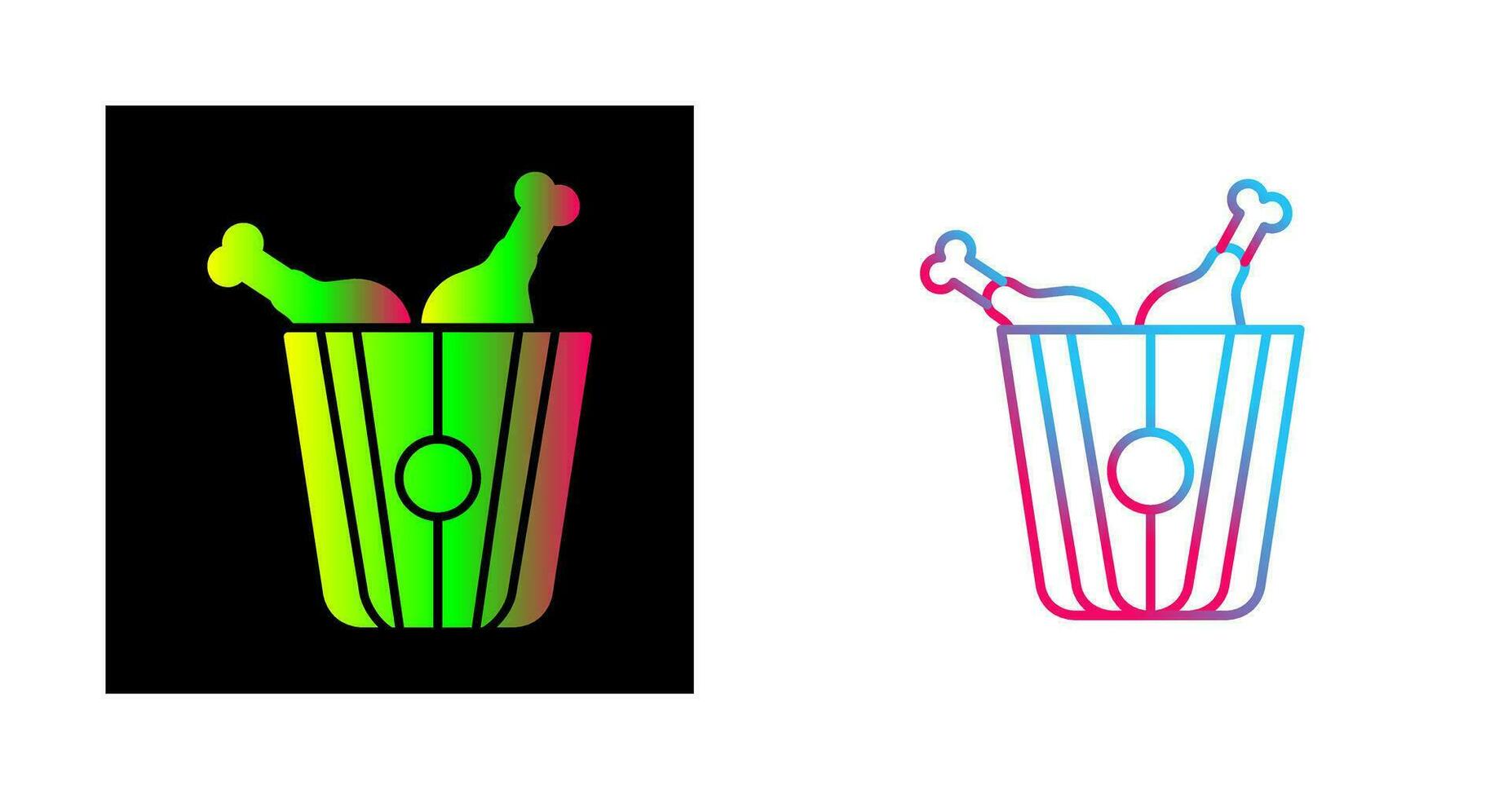 Fried Chicken Vector Icon