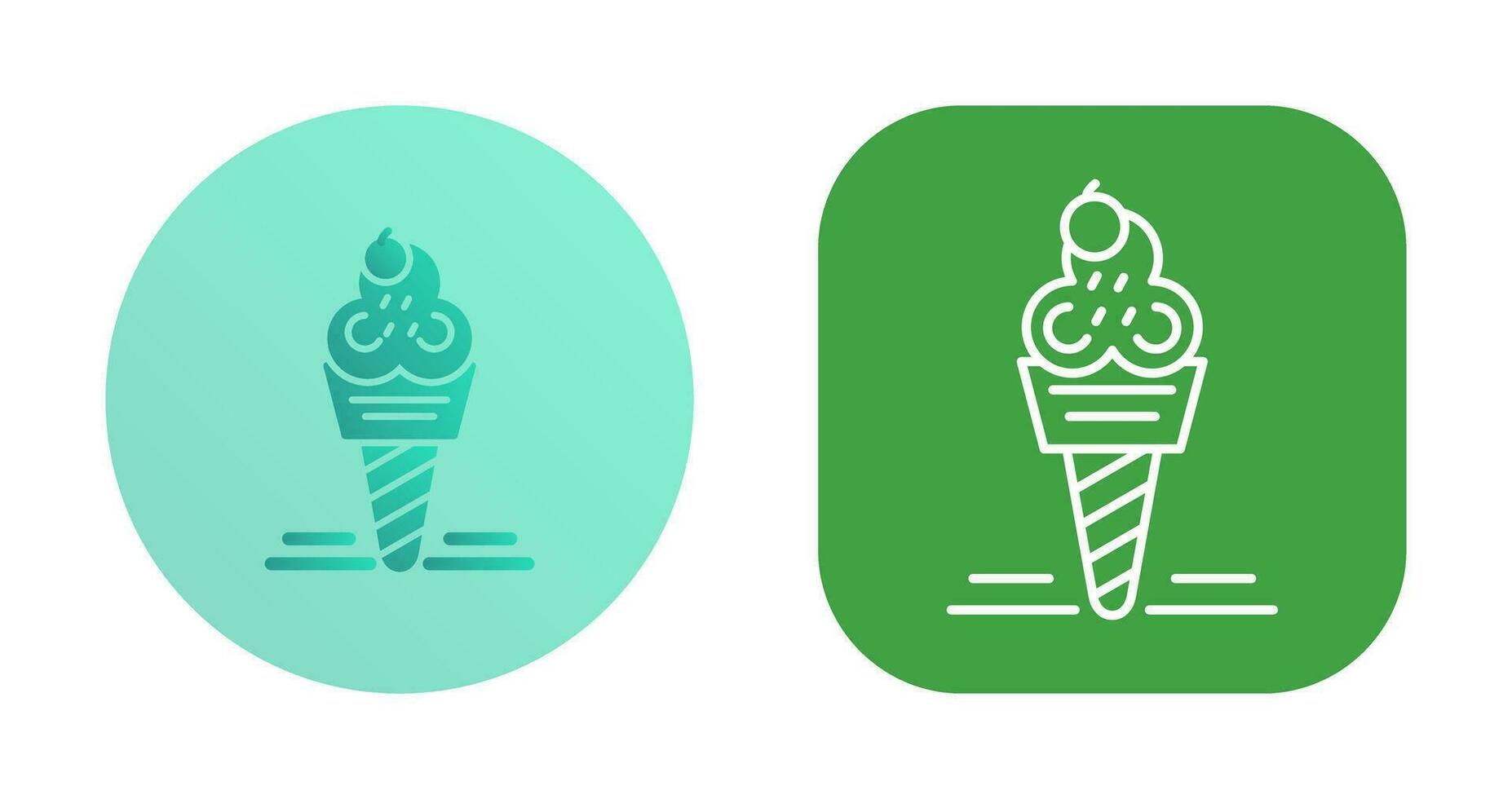 icono de vector de helado