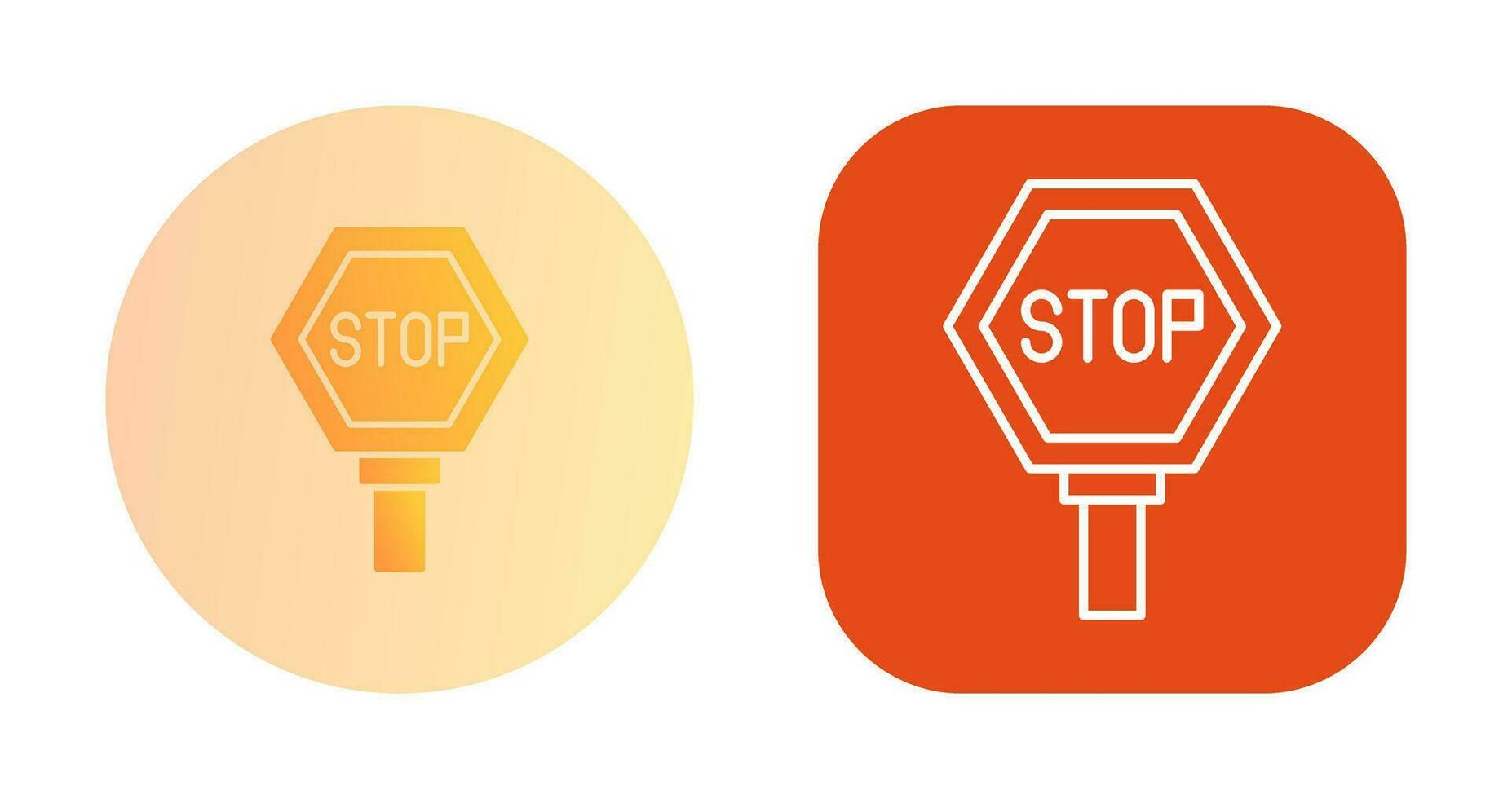 Stop Sign Vector Icon